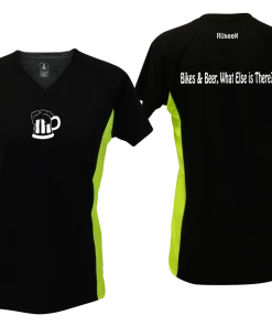 RUseeN Reflective Apparel Women's Reflective Short Sleeve Shirt - Bikes & Beer Women's Short Sleeve