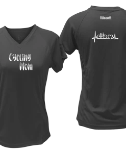 RUseeN Reflective Apparel Women's Short Sleeve Women's Reflective Short Sleeve Shirt - Cycling Mom