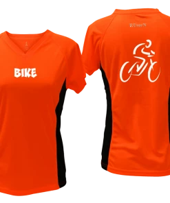 RUseeN Reflective Apparel Women's Reflective Short Sleeve Shirt - Bike Women's Short Sleeve
