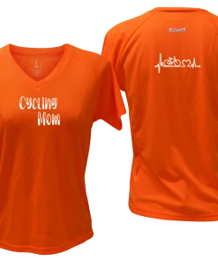 RUseeN Reflective Apparel Women's Short Sleeve Women's Reflective Short Sleeve Shirt - Cycling Mom