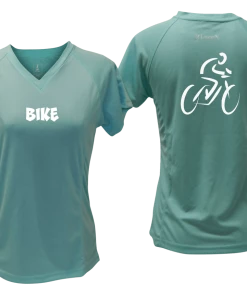 RUseeN Reflective Apparel Women's Reflective Short Sleeve Shirt - Bike Women's Short Sleeve