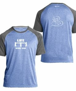 RUseeN Reflective Apparel Men's Reflective Short Sleeve Shirt - Life Behind Bars