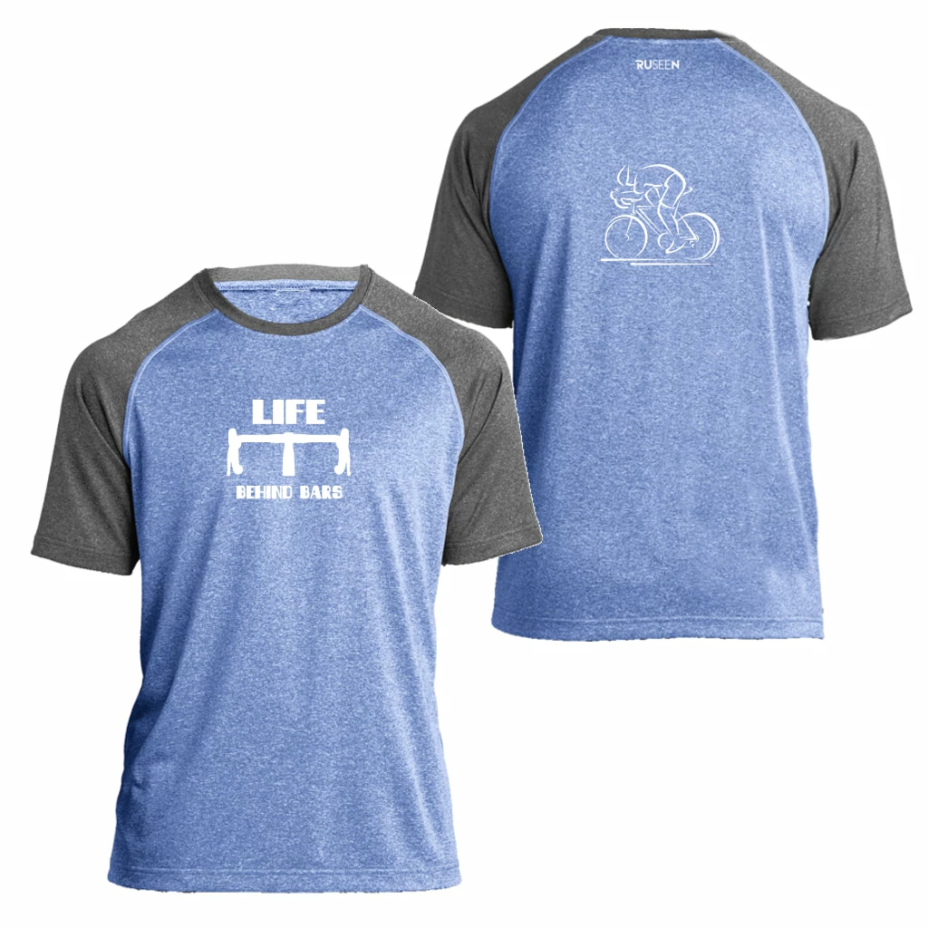 RUseeN Reflective Apparel Men's Reflective Short Sleeve Shirt - Life Behind Bars