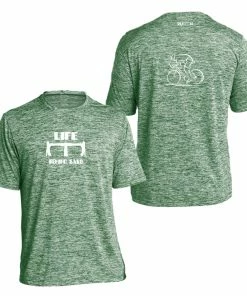 RUseeN Reflective Apparel Men's Reflective Short Sleeve Shirt - Life Behind Bars