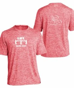 RUseeN Reflective Apparel Men's Reflective Short Sleeve Shirt - Life Behind Bars