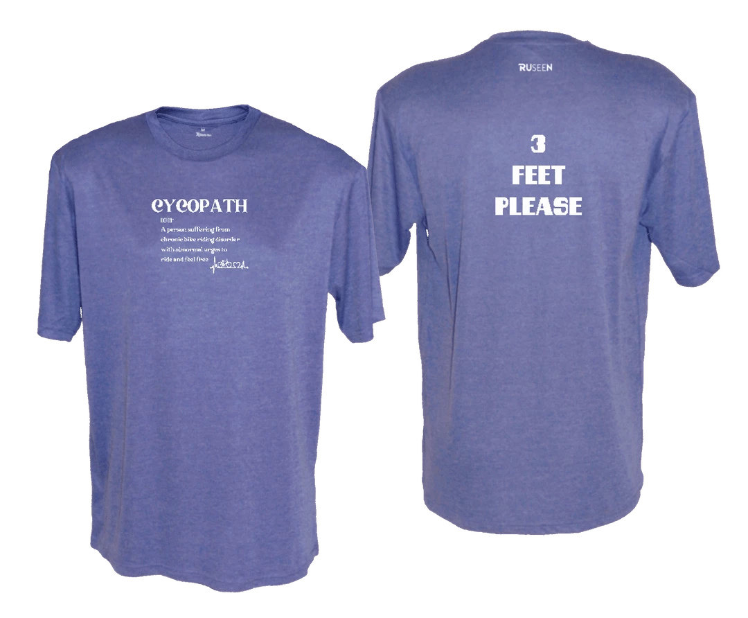 RUseeN Reflective Apparel Men's Reflective Short Sleeve Shirt - Cycopath Men's Short Sleeve