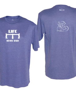 RUseeN Reflective Apparel Men's Reflective Short Sleeve Shirt - Life Behind Bars