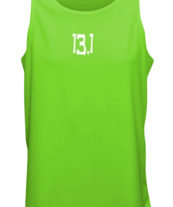 RUseeN Reflective Apparel Men's Tank Tops Men's Reflective Tank Top - 13.1 Half Crazy