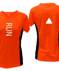 RUseeN Reflective Apparel Women's Reflective Short Sleeve Shirt - RUN Women's Short Sleeve