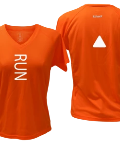 RUseeN Reflective Apparel Women's Reflective Short Sleeve Shirt - RUN Women's Short Sleeve