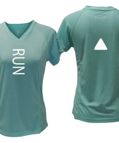 RUseeN Reflective Apparel Women's Reflective Short Sleeve Shirt - RUN Women's Short Sleeve