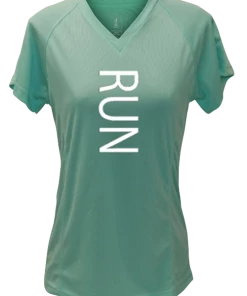 RUseeN Reflective Apparel Women's Reflective Short Sleeve Shirt - RUN Women's Short Sleeve