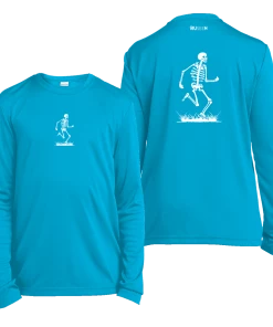 RUseeN Reflective Apparel Kids Reflective Long Sleeve Shirt - Skeleton