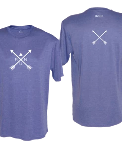 RUseeN Reflective Apparel Men's Short Sleeve Men's Reflective Short Sleeve Shirt - Crossed Arrows