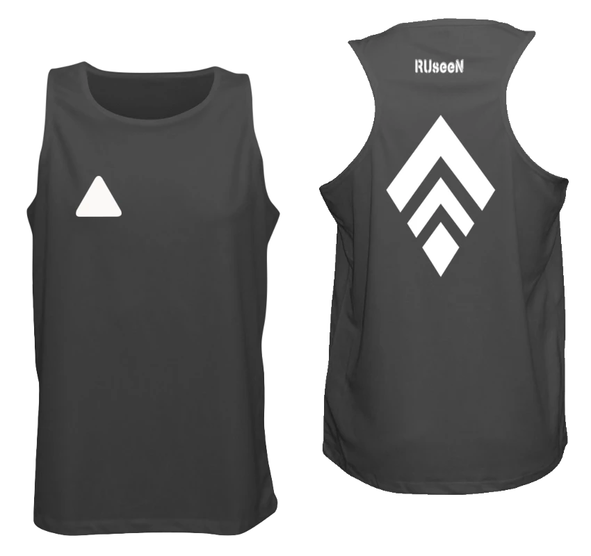 RUseeN Reflective Apparel Men's Tank Tops Men's Reflective Tank - Broken Diamond