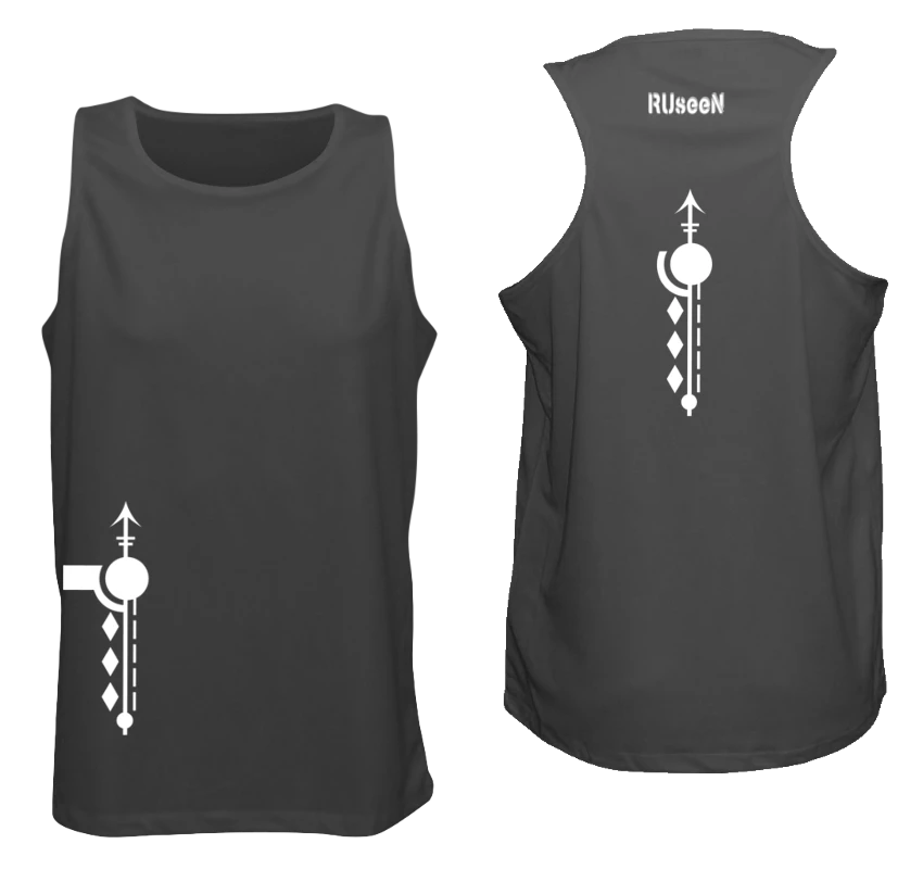 RUseeN Reflective Apparel Men's Reflective Tank - Paths Men's Tank Tops