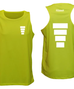 RUseeN Reflective Apparel Men's Reflective Tank - Block Men's Tank Tops