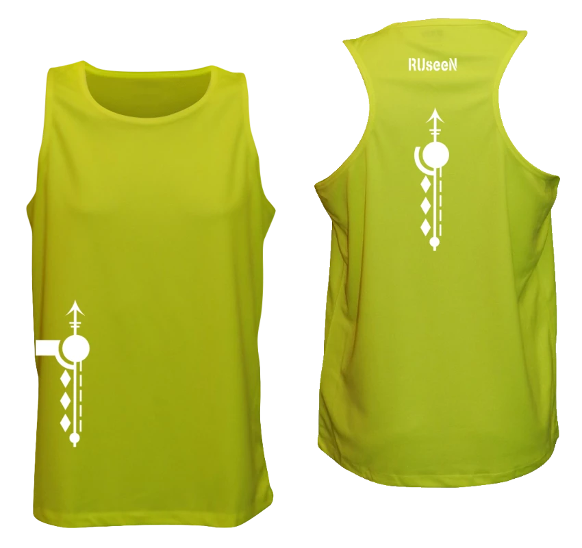RUseeN Reflective Apparel Men's Reflective Tank - Paths Men's Tank Tops