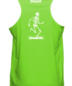 RUseeN Reflective Apparel Men's Reflective Tank Top - Skeleton Men's Tank Tops
