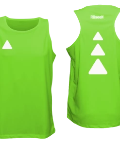 RUseeN Reflective Apparel Men's Tank Tops Men's Reflective Tank - Triangles
