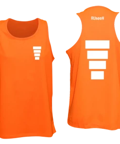 RUseeN Reflective Apparel Men's Reflective Tank - Block Men's Tank Tops