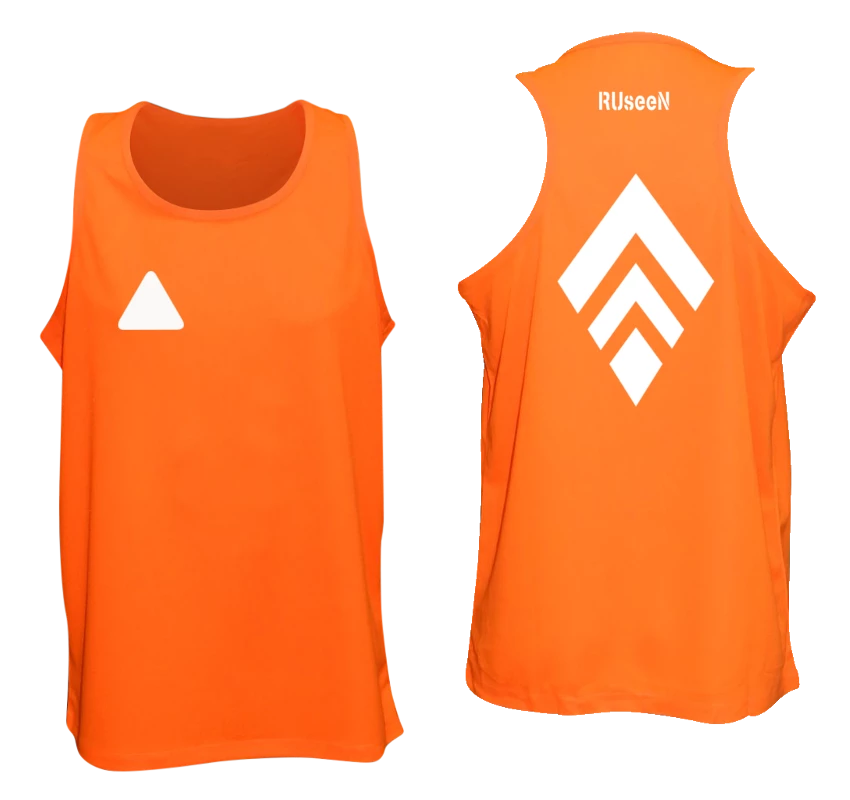 RUseeN Reflective Apparel Men's Tank Tops Men's Reflective Tank - Broken Diamond
