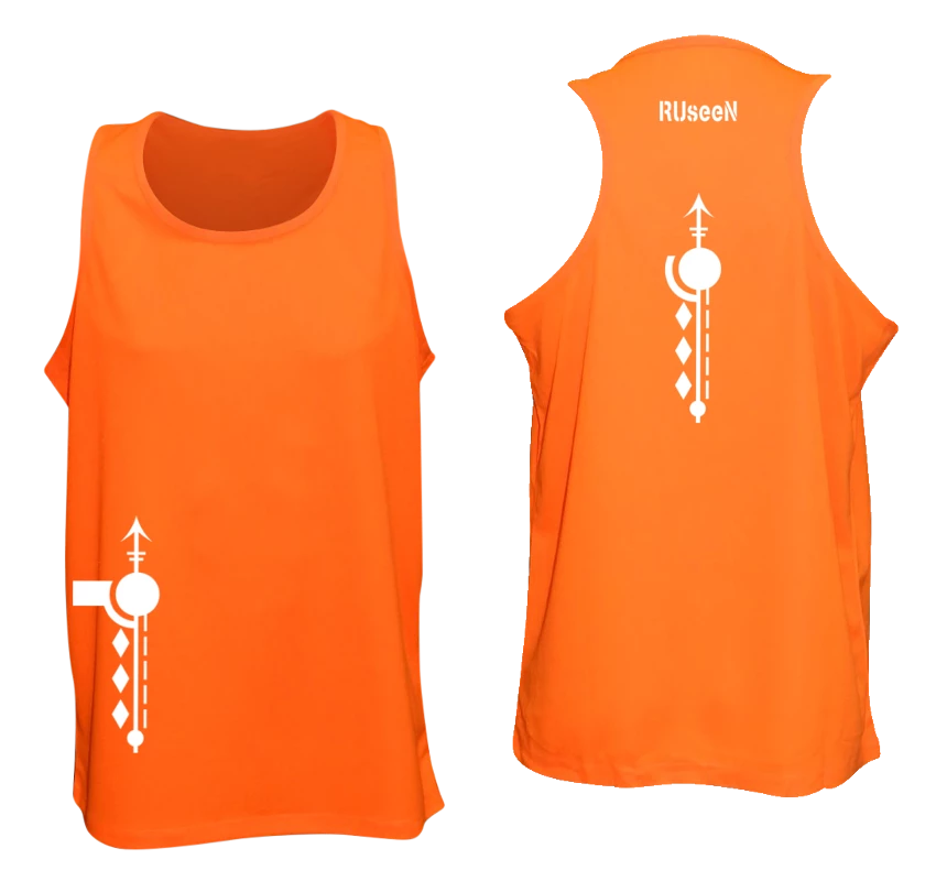 RUseeN Reflective Apparel Men's Reflective Tank - Paths Men's Tank Tops