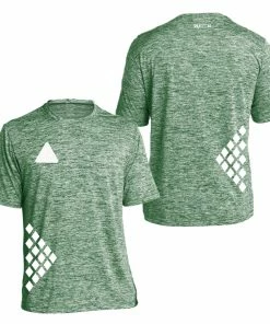 RUseeN Reflective Apparel Men's Reflective Short Sleeve Shirt - Diamond Pattern