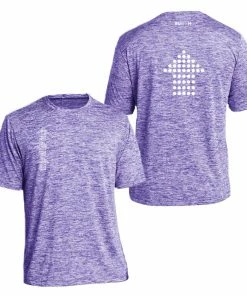 RUseeN Reflective Apparel Men's Reflective Short Sleeve Shirt - Dotted Arrows Men's Short Sleeve