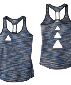 RUseeN Reflective Apparel Women's Reflective Tank Top - Triangles Women's Tank Tops