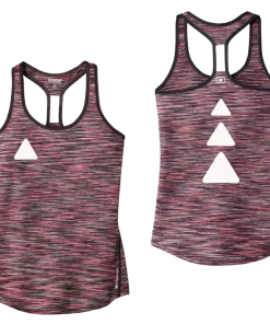 RUseeN Reflective Apparel Women's Reflective Tank Top - Triangles Women's Tank Tops