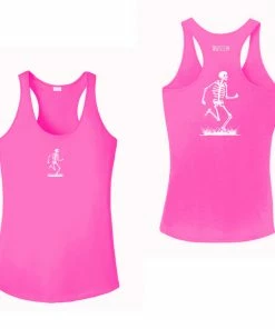 RUseeN Reflective Apparel Women's Reflective Tank Top - Skeleton