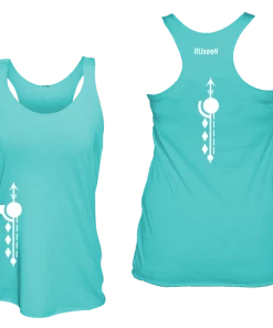 RUseeN Reflective Apparel Women's Reflective Tri Blend Tank Top - Assorted Designs Sale