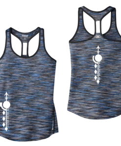 RUseeN Reflective Apparel Women's Reflective Tank Top - Paths
