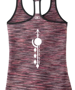 RUseeN Reflective Apparel Women's Reflective Tank Top - Paths