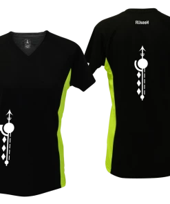 RUseeN Reflective Apparel Women's Short Sleeve Women's Reflective Short Sleeve Shirt - Paths