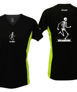 RUseeN Reflective Apparel Women's Short Sleeve Women's Reflective Short Sleeve Shirt - Skeleton