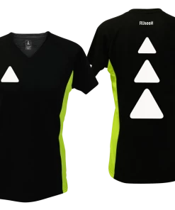 RUseeN Reflective Apparel Women's Short Sleeve Women's Reflective Short Sleeve Shirt - Triangles