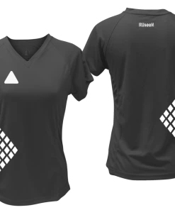 RUseeN Reflective Apparel Women's Reflective Short Sleeve Shirt - Diamond Pattern Women's Short Sleeve