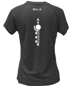 RUseeN Reflective Apparel Women's Short Sleeve Women's Reflective Short Sleeve Shirt - Paths