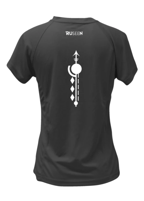 RUseeN Reflective Apparel Women's Short Sleeve Women's Reflective Short Sleeve Shirt - Paths