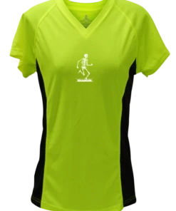 RUseeN Reflective Apparel Women's Short Sleeve Women's Reflective Short Sleeve Shirt - Skeleton