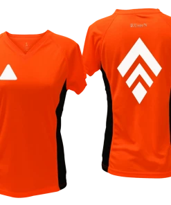 RUseeN Reflective Apparel Women's Reflective Short Sleeve Shirt - Broken Diamond