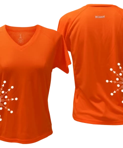 RUseeN Reflective Apparel Women's Reflective Short Sleeve Shirt - Directions