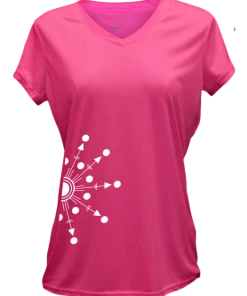 RUseeN Reflective Apparel Women's Reflective Short Sleeve Shirt - Directions
