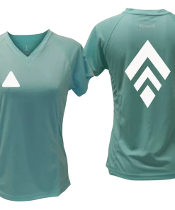 RUseeN Reflective Apparel Women's Reflective Short Sleeve Shirt - Broken Diamond