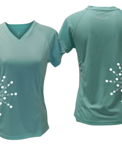 RUseeN Reflective Apparel Women's Reflective Short Sleeve Shirt - Directions