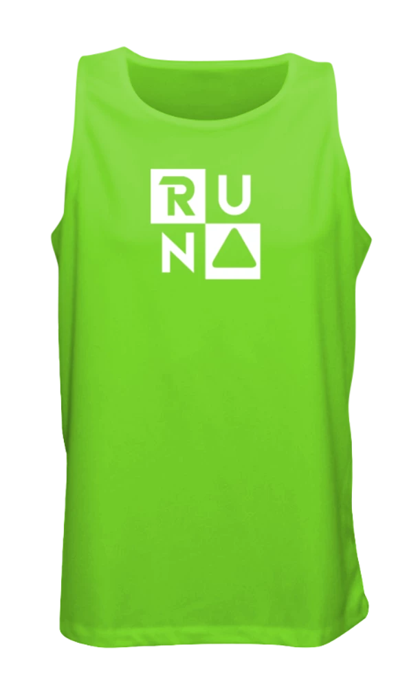 RUseeN Reflective Apparel Men's Reflective Tank - RUN Squared Men's Tank Tops
