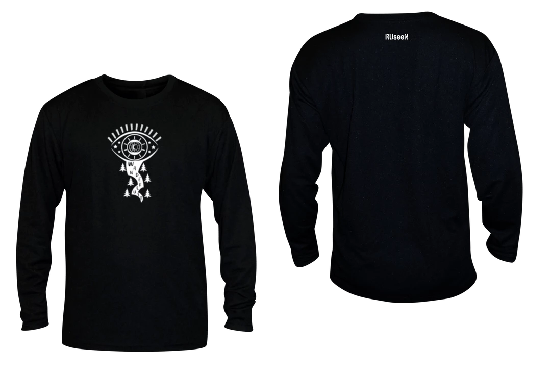 RUseeN Reflective Apparel Unisex Reflective Long Sleeve Shirt - Wanderlust