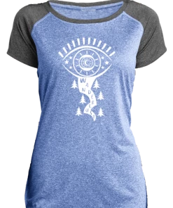 RUseeN Reflective Apparel Women's Short Sleeve Women's Reflective Short Sleeve Shirt - Wanderlust